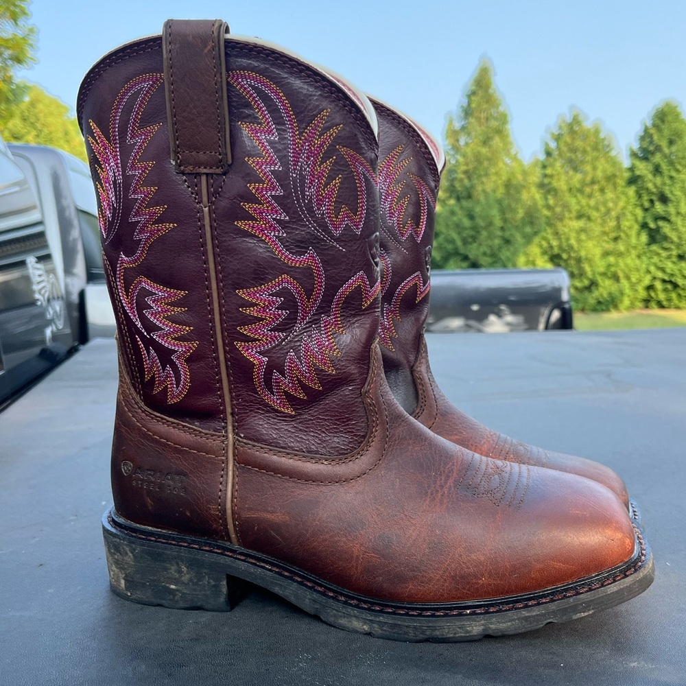 Ariat Women’s Krista Pull-on Steel Toe Work Boot